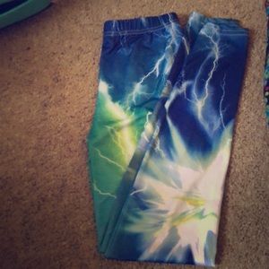 Lightning bolt leggings